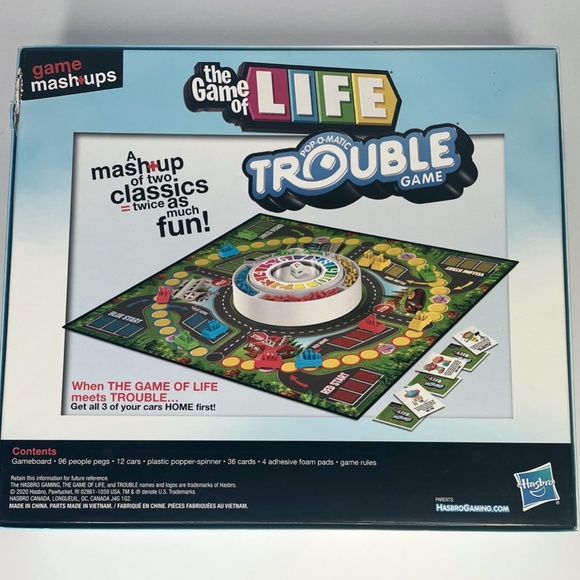 The Game Of Life, Trouble Style, Completed Set, 8+ - Picture 2 of 6